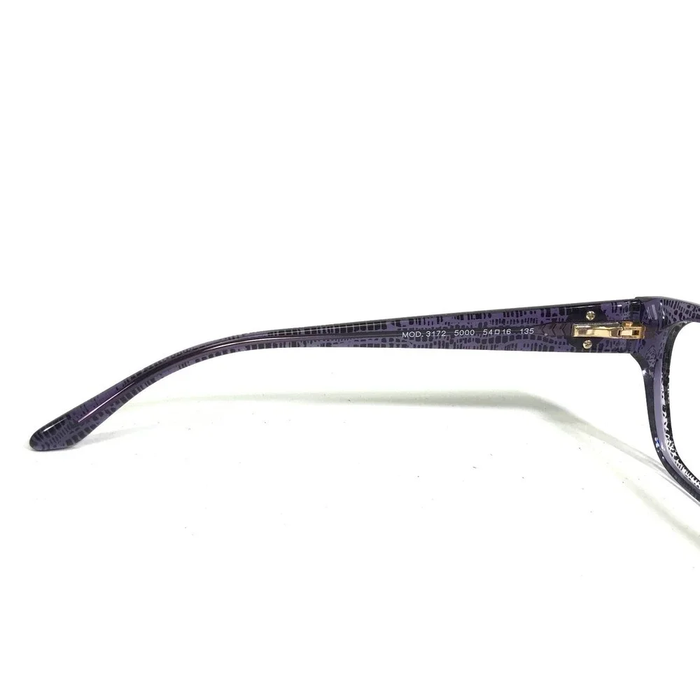 Versace Eyeglasses Frames MOD.3172 5000 Clear Speckled Purple Medusa 54-16-135